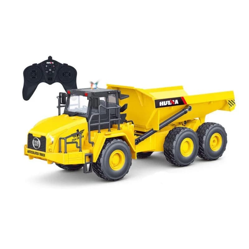 Huina 1553 RC Dump Truck 1/16 Scale 11CH Construction Vehicle with Sound & Lights India