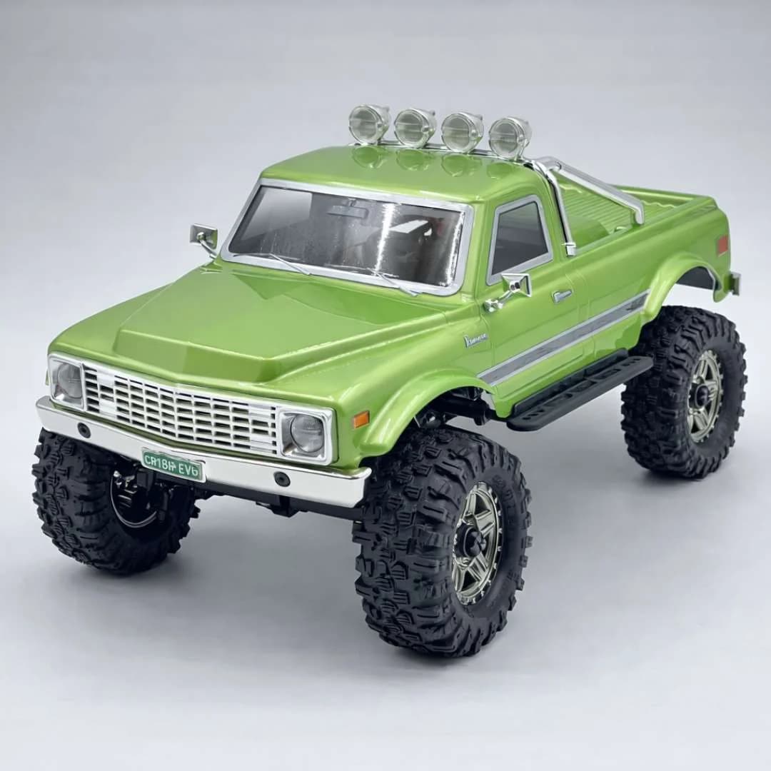 Hobby Plus CR18P EVO V2 Convoy 1:18 4WD RC Crawler – 2-Speed Trail Truck (Green) | India